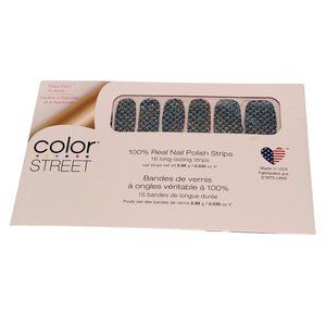 New Unopened Color Street Nail Strips - Glitter Blue Mermaid Scales Design